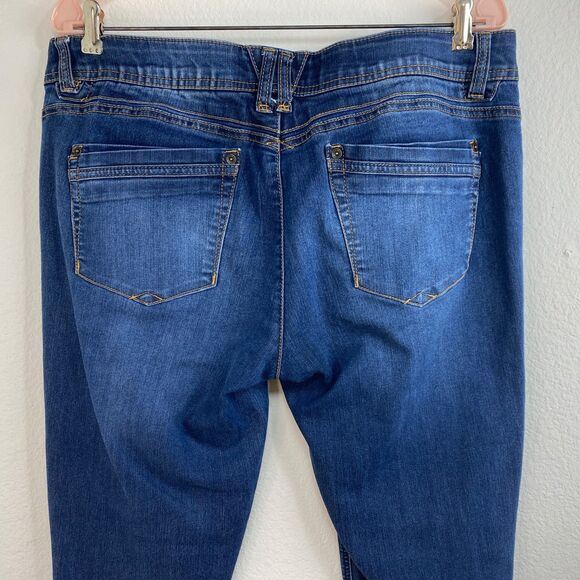 Womans Democracy Jeans 14 AB Tecnology Waist 36" Inseam 27.5" No Roll Waist - Picture 9 of 16